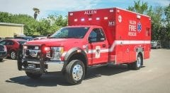 Allen Fire Rescue EMS Vehicle