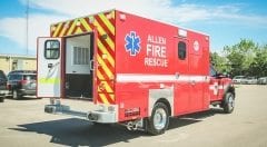 Allen Fire Rescue EMS Vehicle