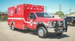 Allen Fire Rescue EMS Vehicle