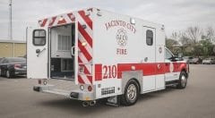 Jacinto City Fire EMS Vehicle