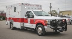 Jacinto City Fire EMS Vehicle