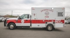 Jacinto City Fire EMS Vehicle