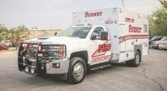 Burnet Fire Department EMS Vehicle