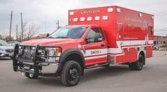 City of Cranston Fire Rescue EMS Vehicle