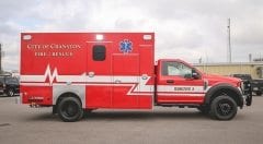 City of Cranston Fire Rescue EMS Vehicle