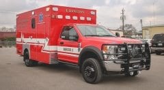 City of Cranston Fire Rescue EMS Vehicle