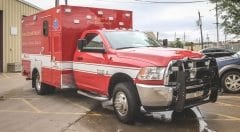 City of Liberty Fire Department EMS Vehicle