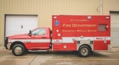 City of Liberty Fire Department EMS Vehicle