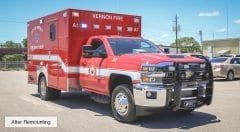 City of Vernon Fire Department EMS Vehicle