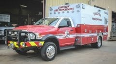 Longview Fire Department EMS Vehicle