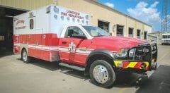 Longview Fire Department EMS Vehicle