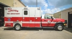 Longview Fire Department EMS Vehicle