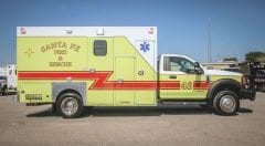 Santa Fe Fire & Rescue EMS Vehicle