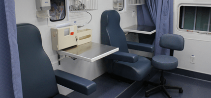 Private Blood Draw Station