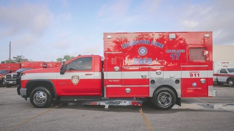 Houston Fire Ambulance by Frazer Ltd.