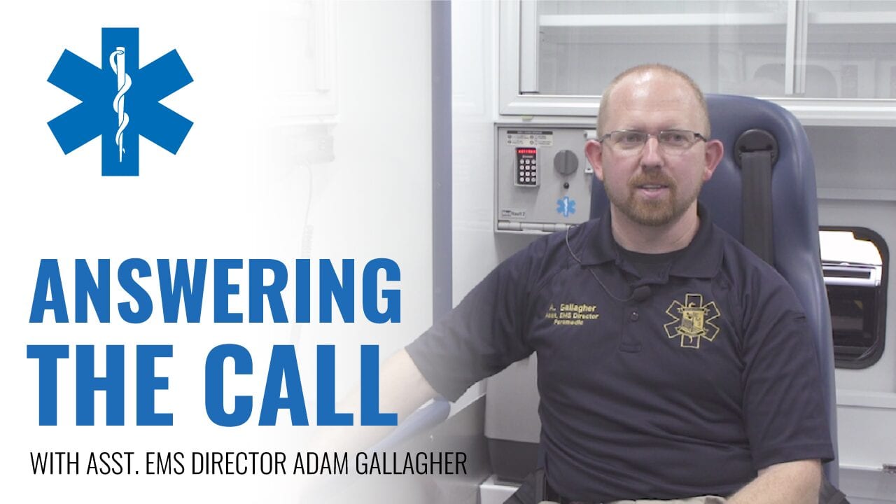 Asst. EMS Director Adam Gallagher